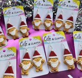 Santa Tiny Teddies with Cookies