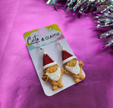 Santa Tiny Teddies with Cookies