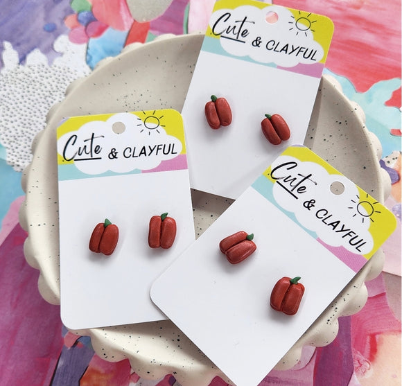 Red Capsicum Studs