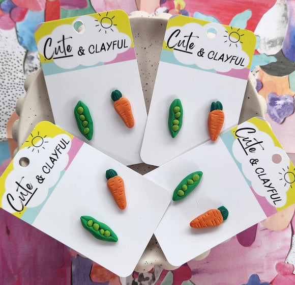 Peas And Carrot Studs