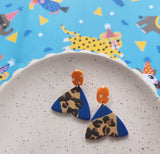 Navy Blue Leopard 🐆 Print - Arrow