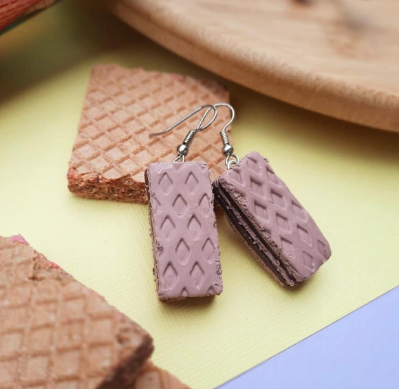 Chocolate Wafer biscuit dangles