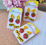 Teacher School stud pack - Ruler, Apples and Bus