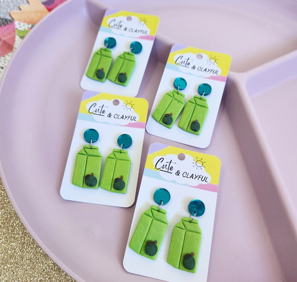 Apple juice box dangles