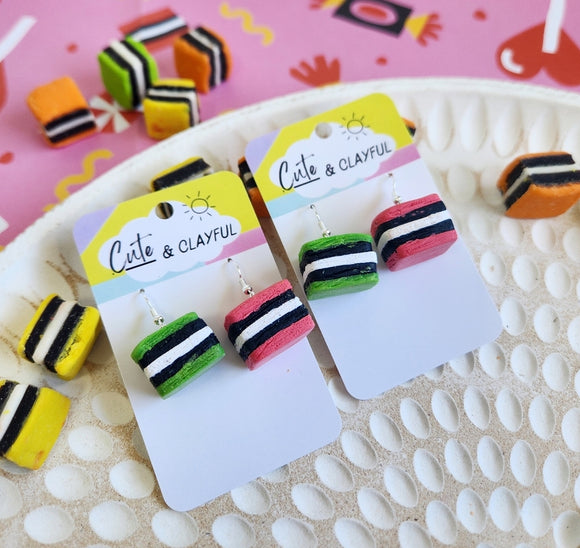 Liquorice Allsorts - Green and Pink