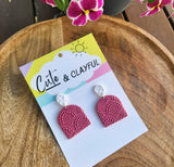 Lace Dangles - Pink Arch