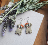 Pug Hook Dangles- Abby