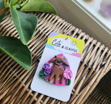Goat Brooch - Delilah