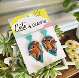 Sugar Glider dangles - Heart tops