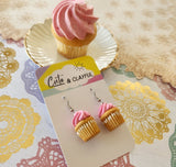 Strawberry Cupcake Dangles