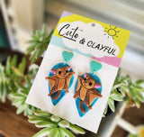 Sugar Glider dangles - Heart tops