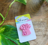 Medical Doctor / Nurse Scrubs - Brooch. Pink