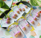 Lavender Cupcake Dangles