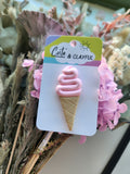 Strawberry Soft serve pin