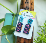 90s Mix cassette tape dangles