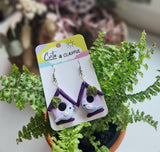 Bird House Dangles- Soft blue birds with light wings