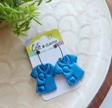 Medical Doctor / Nurse Scrubs - Blue Hoops
