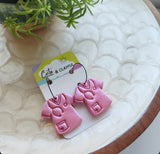 Medical Doctor/ Nurse Scrubs- Pink Hoops