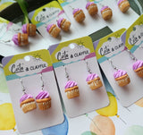 Lavender Cupcake Dangles