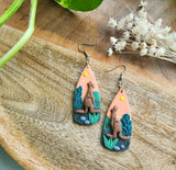 Skippy The Kangaroo Dangles- Teardrops shape hooks