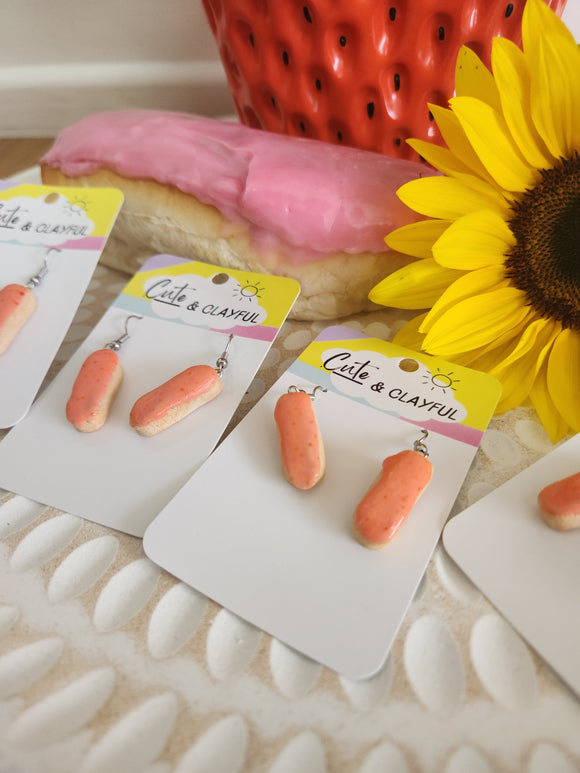 Strawberry Finger Bun dangles