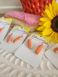 Strawberry Finger Bun dangles