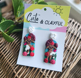 Goat Dangles- Rose-berry