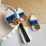 Milk bottle with cookie Hair clip