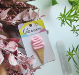 Strawberry Soft serve pin