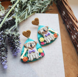 Pug Statement Dangles - Doug