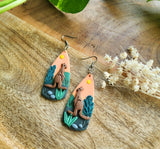 Skippy The Kangaroo Dangles- Teardrops shape hooks