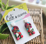 Goat Dangles- Rose-berry