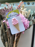 Strawberry Soft serve pin