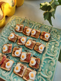 Bacon and Eggs on toast hook dangles