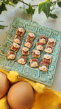 Bacon and Eggs on toast hook dangles