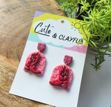 Cowgirl Dangles - Pink and Red