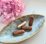 Chocolate Iced Finger Bun hook dangles