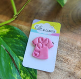 Medical Doctor / Nurse Scrubs - Brooch. Pink