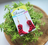 Red Cowgirl hook dangles