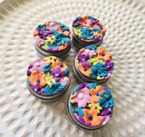 Jungle floral trinket jars