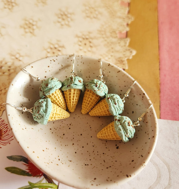 Chocolate Mint ice cream dangles