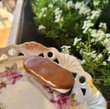 Chocolate Iced Finger Bun Hair Clip