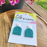 Lace Dangles - Teal Arch