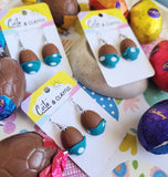 Easter Egg Dangles. Blue spots