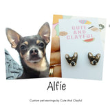 ** Customised Pet Earrings (Cat or dog) pls read description for info before you purchase