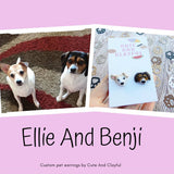 ** Customised Pet Earrings (Cat or dog) pls read description for info before you purchase