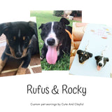** Customised Pet Earrings (Cat or dog) pls read description for info before you purchase
