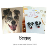 ** Customised Pet Earrings (Cat or dog) pls read description for info before you purchase