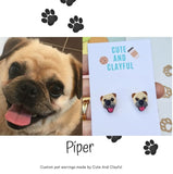 ** Customised Pet Earrings (Cat or dog) pls read description for info before you purchase
