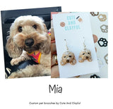 ** Customised Pet Earrings (Cat or dog) pls read description for info before you purchase